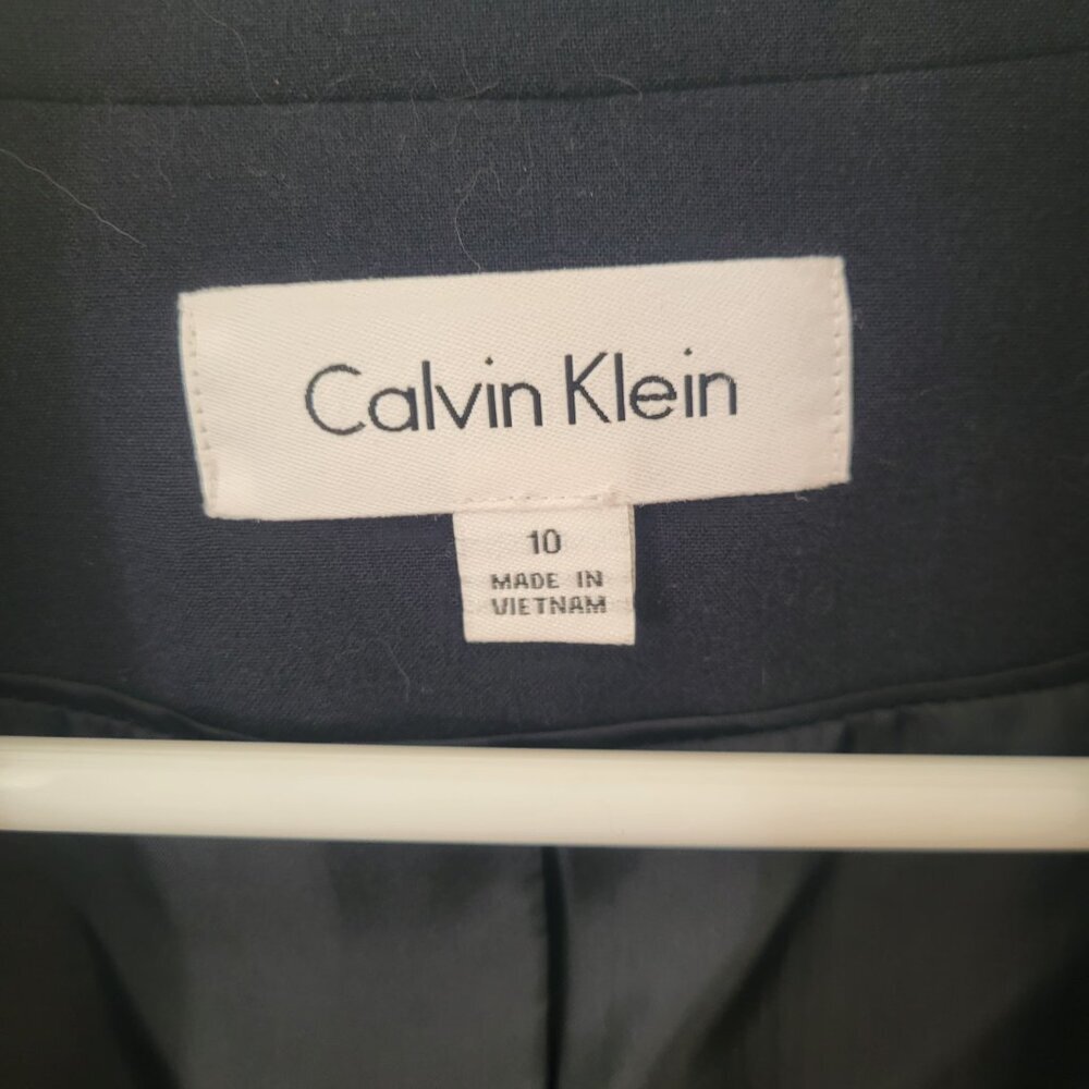 Calvin Klein Women’s Black Blazer – Size 10 (GUC) - Picture 2 of 5